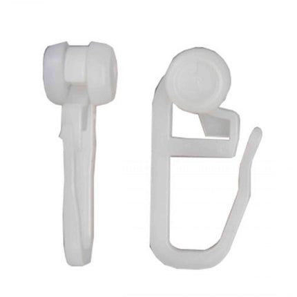 Gardinenrollringe 50 Stück Rollringe Universalhaken Ø8mm x 8mm x 27mm 23902030