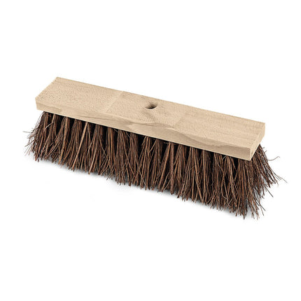 Nölle Profi Brush Straßenbesen Piassava 40 cm mit Sattelholzgriff | 1 Stück