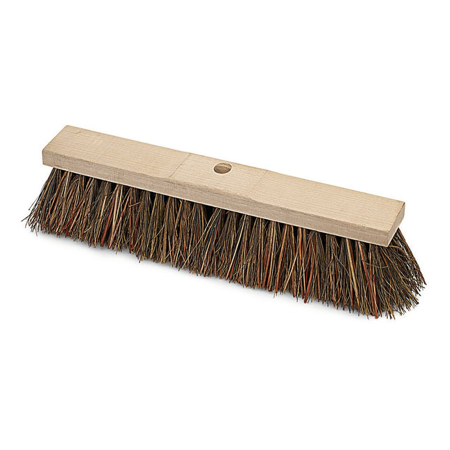 Nölle Profi Brush Straßenbesen Piassava 50 cm mit Sattelholzgriff | 1 Stück
