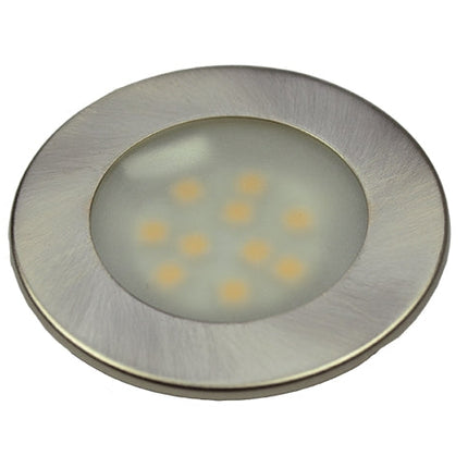 LED Möbeleinbauleuchte 12V / 1,7W, G4 m. 10er SMD Modul
