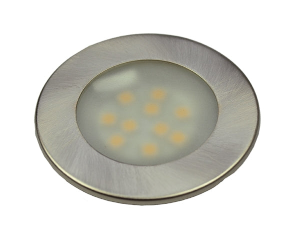 LED Möbeleinbauleuchte 12V / 1,7W, G4 m. 10er SMD Modul