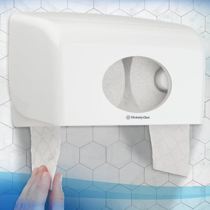 Scott® Essential™ Toilettenpapier 8517 2-lagig 36 Rollen/21.600 Blatt | Karton (6 Päckchen)