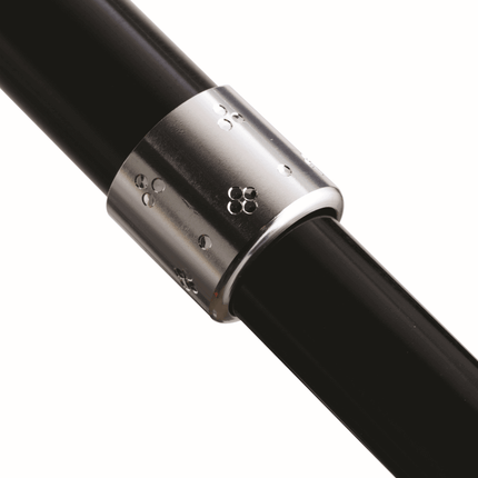 Aluminium T-Gehstock verstellbar mit LED & Standfuß