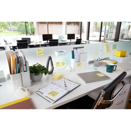 Post-it® Notes, Gelb, 76 mm x 76 mm, 100 Blatt/Block, 12 Blöcke/Packung, Kartonverpackung, 100% PEFC | Packung (1 Stück)