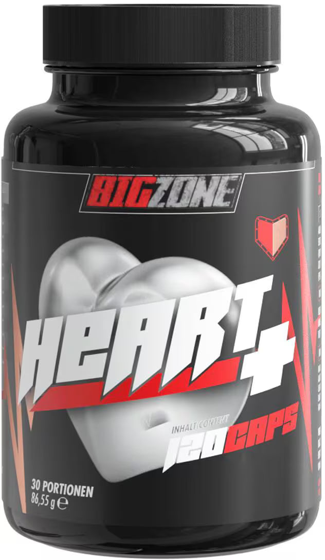 Heart+ 120 Kapseln  – Pflanzliche Herz-Kreislauf-Formel mit Coenzym Q10 & Vitamin B5