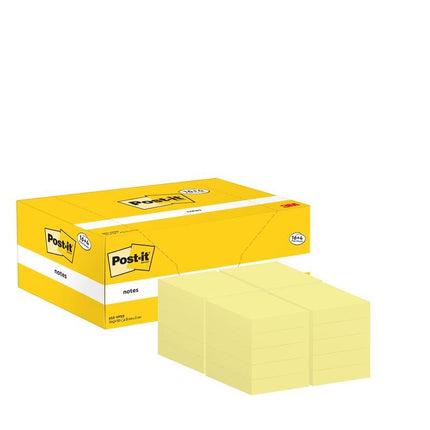 Post-it® Notes, Gelb, 38 mm x 51 mm, Promotion, 100 Blatt/Block, 16 Blöcke + 4 Gratis/Packung, 100% PEFC, SGSCH-PEFC-COC-110078 | Packung (1 Stück)
