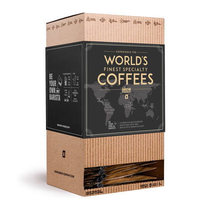 World's Finest Specialty Coffee Gift Box – Großes Gourmet Geschenkset (25 Stk.)