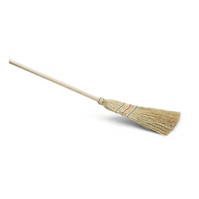 Nölle Profi Brush Mini-Reisstrohbesen, 75 cm, 3-Naht für Reinigung | 1 Stück