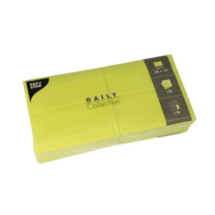 PAPSTAR Servietten "DAILY Collection" 1/8-Falz 32 cm x 32 cm