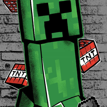 Minecraft Creeper Handtuch Strand Badetuch 70x140cm