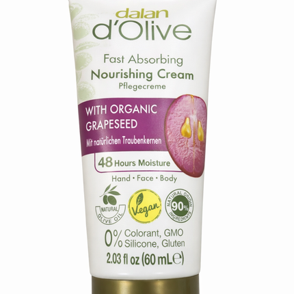 Dalan D'Olive Hand- und Körpercreme mit Traubenextrakt 250ml – Feuchtigkeitspflege für alle Hauttypen