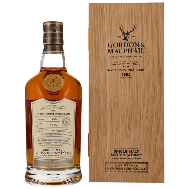Inverleven 38 1985/2023 - Gordon & MacPhail Connoisseurs Choice - Refill Bourbon Barrel #563