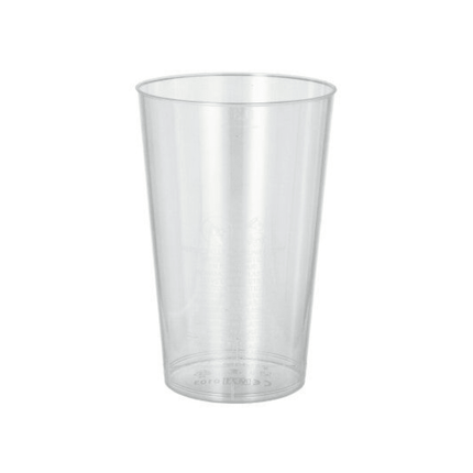 Starpak Plastikbecher (PS) 0,3 l Ø 7,9 cm · 11,9 cm glasklar | Schrumpffolie (50 Stück)