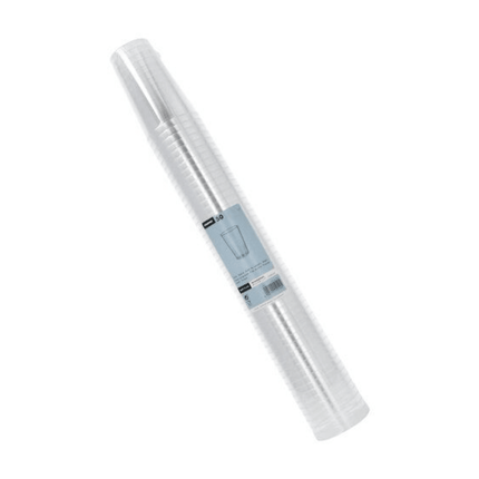 Starpak Plastikbecher (PS) 0,3 l Ø 7,9 cm · 11,9 cm glasklar | Schrumpffolie (50 Stück)