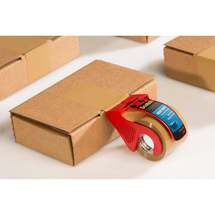 Scotch® Extra starkes Verpackungsklebeband, Braun, 48 mm x 20,3 m, 1 Rolle auf Handabroller/Packung