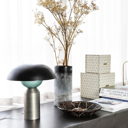 Tischlampe Little Fellow schwarz/silber