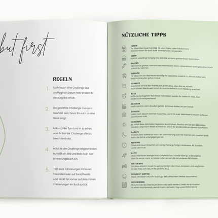Challengebuch für Familien