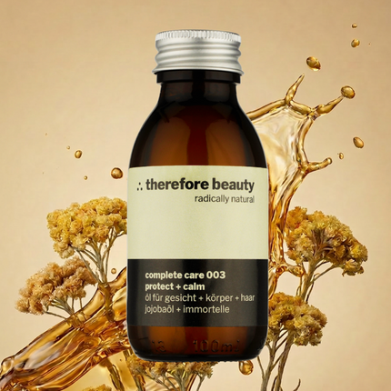 complete care 003 | Pflegeöl für Gesicht, Körper, Haar | sanft mit Jojoba + Immortelle