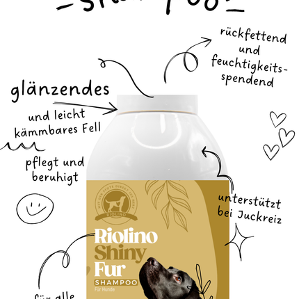 Riolino Shiny Fur Shampoo – Sanfte Pflege für glänzendes Fell