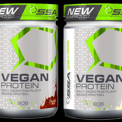 Vegan Protein - SSA Suplements - Vanille / Schoko