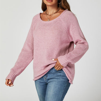 Comfy Jumper Top In Pink