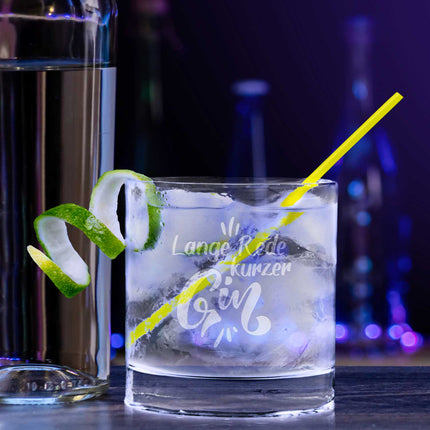 SEO. 2er Set Montana GIN - Gläser "Lange Rede kurzer GIN" & "Ich bin GIN und Weg" - Linkreich