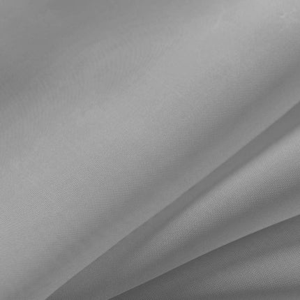 2er Pack Vorhänge Schlaufen HxB 255x140 cm Grau Uni Transparent Voile Kräuselband Schlaufenschals 202076-2