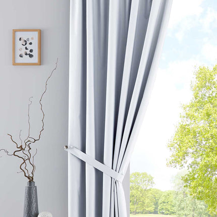 2er Pack Vorhänge Verdunkelung »DARK« 100% Blickdicht verdeckte Schlaufen Kräuselband Raffhalter Softshell Material Lichtundurchlässig 10000350-2