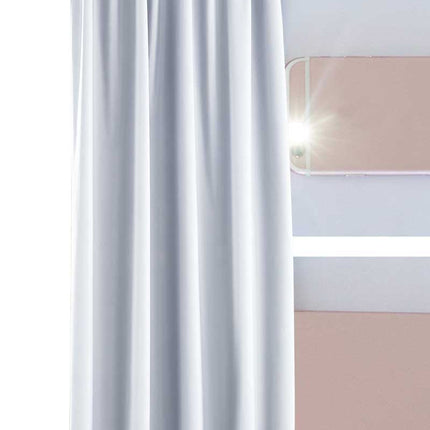 2er Pack Vorhänge Verdunkelung »DARK« 100% Blickdicht verdeckte Schlaufen Kräuselband Raffhalter Softshell Material Lichtundurchlässig 10000350-2