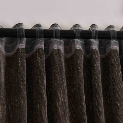 2er Set Jacquard Vorhänge mit Lurex-Effektgarn »HAVANNA« Multiband-Aufhängung: Luxus für Ihr Zuhause 2023340-2
