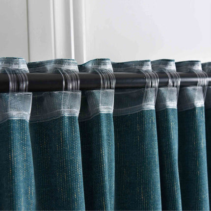 2er Set Jacquard Vorhänge mit Lurex-Effektgarn »HAVANNA« Multiband-Aufhängung: Luxus für Ihr Zuhause 2023340-2
