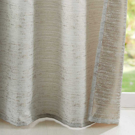 2er Set Vorhänge Ösen Schal Jacquard »Sivas« Blickdicht  Gardine Edle Musterung 202073-2