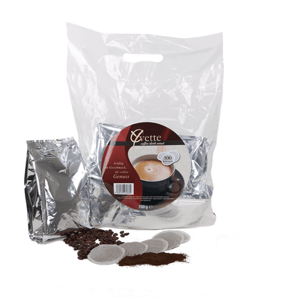 300 Kaffeepads Dark 12x 25er Beutel Yvette (Kaffeepads) kaufen bei Linkreich – Jetzt entdecken!