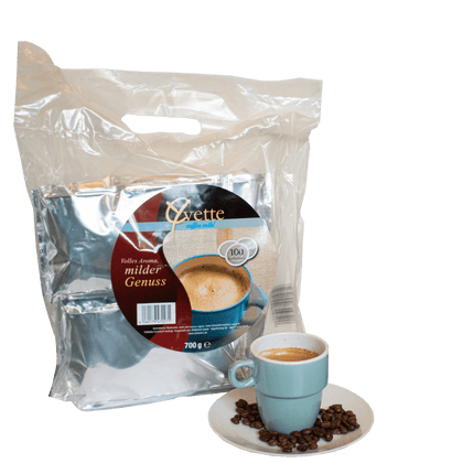 300 Kaffeepads Mild 12x 25er Beutel Yvette (Kaffeepads) kaufen bei Linkreich – Jetzt entdecken!
