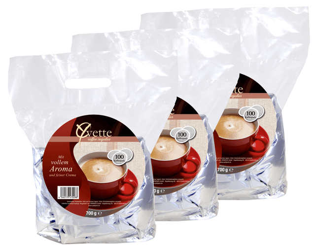 300 Kaffeepads Regular 12x 25er Beutel Yvette (Kaffeepads) kaufen bei Linkreich – Jetzt entdecken!