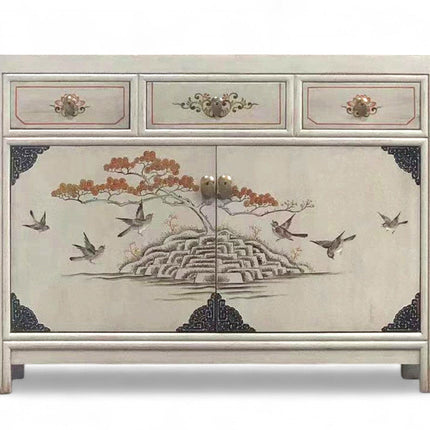 Vintage Asia Chinesische Kommode Sideboard Regal "Vintagefog" - Art. 33082-12