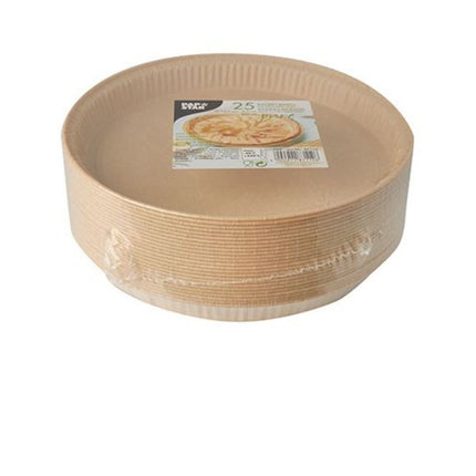 PAPSTAR 25 Backformen "pure" rund braun