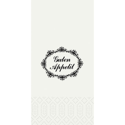 Zelltuchservietten 33 x 33 cm 2-lagig 1/8 Kopffalz Guten Appetit | Packung (300 Stück)