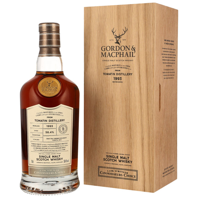 Tomatin 30 1993/2024  - Gordon & MacPhail Connoisseurs Choice - First Fill Sherry Puncheon #6812