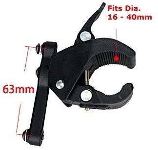 System-S Unisex – Erwachsene Flaschenhalterung Adapter, schwarz, one Size