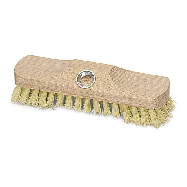 Nölle Profi Brush 22 cm Schrubber mit Bart, hart, Gewinde für Reinigung | 1 Stück