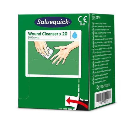 Salvequick savett wundreiniger (0,9% naci, steril) 20 stück | Packung (20 Stück)