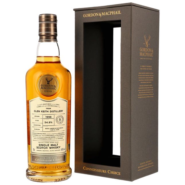 Glen Keith 21 1998/2019 - Gordon & MacPhail - Refill American Hogshead #56477