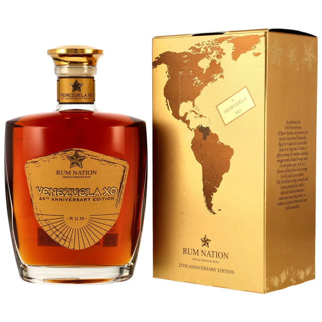 Venezuela XO - Rum Nation - 25th Anniversary Decanter