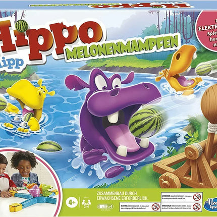 HASBRO Hippo Flipp Melonenmampfen E9707 Gesellschaftsspiel