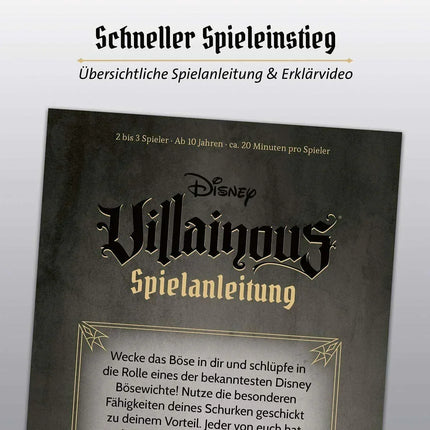 Ravensburger Disney Villainous Das Böse hat Stil