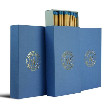 Premium Streichhölzer – Lange Design-Streichhölzer - Tiefblau