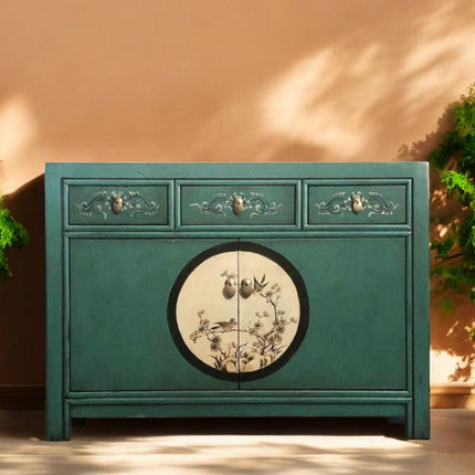 Vintage Asia Chinesische Kommode Sideboard Regal "Aurora" - Art. 33082-10