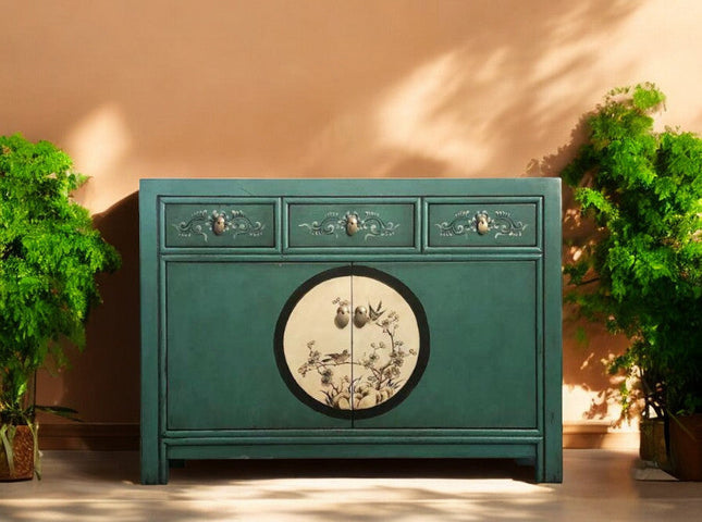 Vintage Asia Chinesische Kommode Sideboard Regal "Aurora" - Art. 33082-10