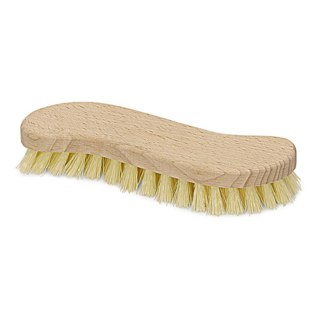 Nölle Profi Brush Scheuerbürste S-Form, 20 cm, harte Fibre-Borsten | 1 Stück
